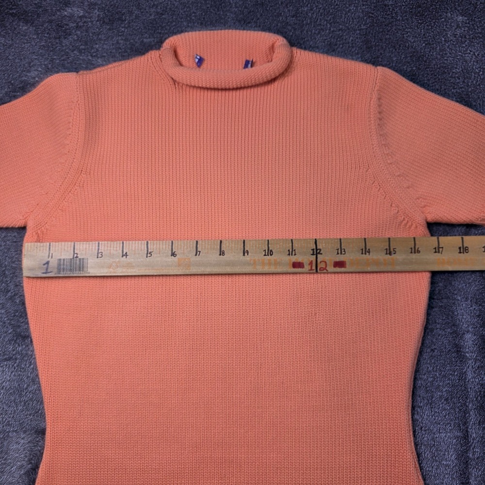 Ralph Lauren Purple Label Rollneck Short Sleeve Sweater Day Dress Womens M $1490 - Picture 6 of 11